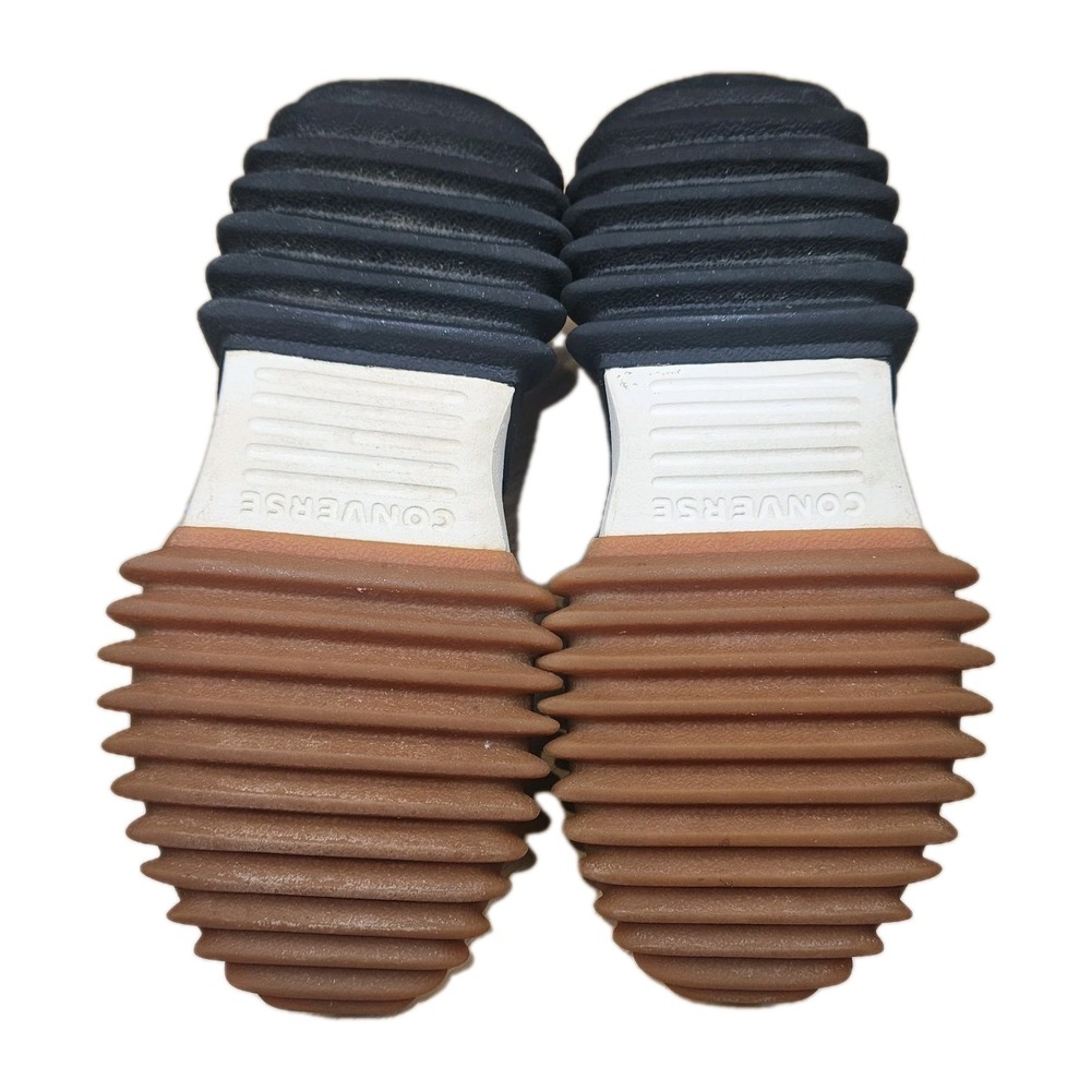 Converse Run Star Motion Platform Sneakers Women 5.5 Black High Top Gum Sole - Picture 6 of 13